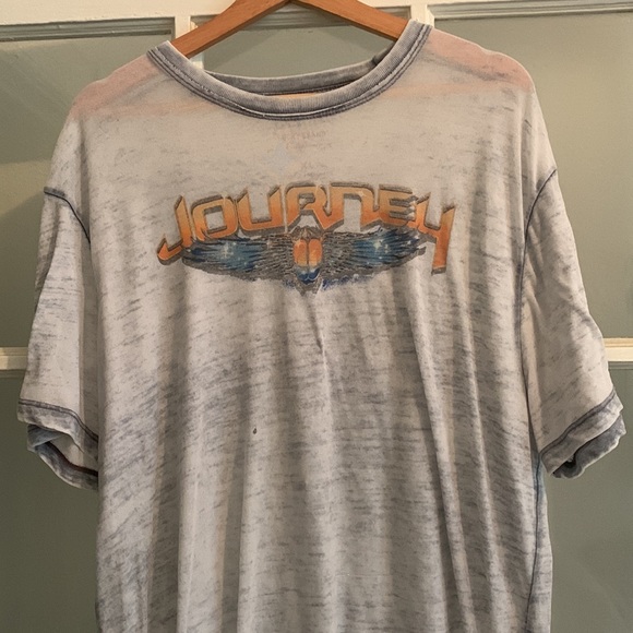 Softest Lucky brand journey sheer burnout band tee - L/XL - Picture 3 of 8